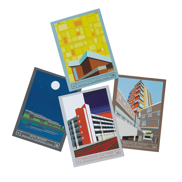 Brutal Medway postcard collection