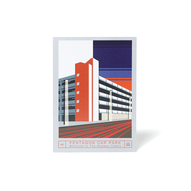 Pentagon Car Park print